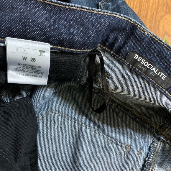 Joe’s Jeans the Socialite denim cropped midnight blue Jeans size 26 - Picture 3 of 9